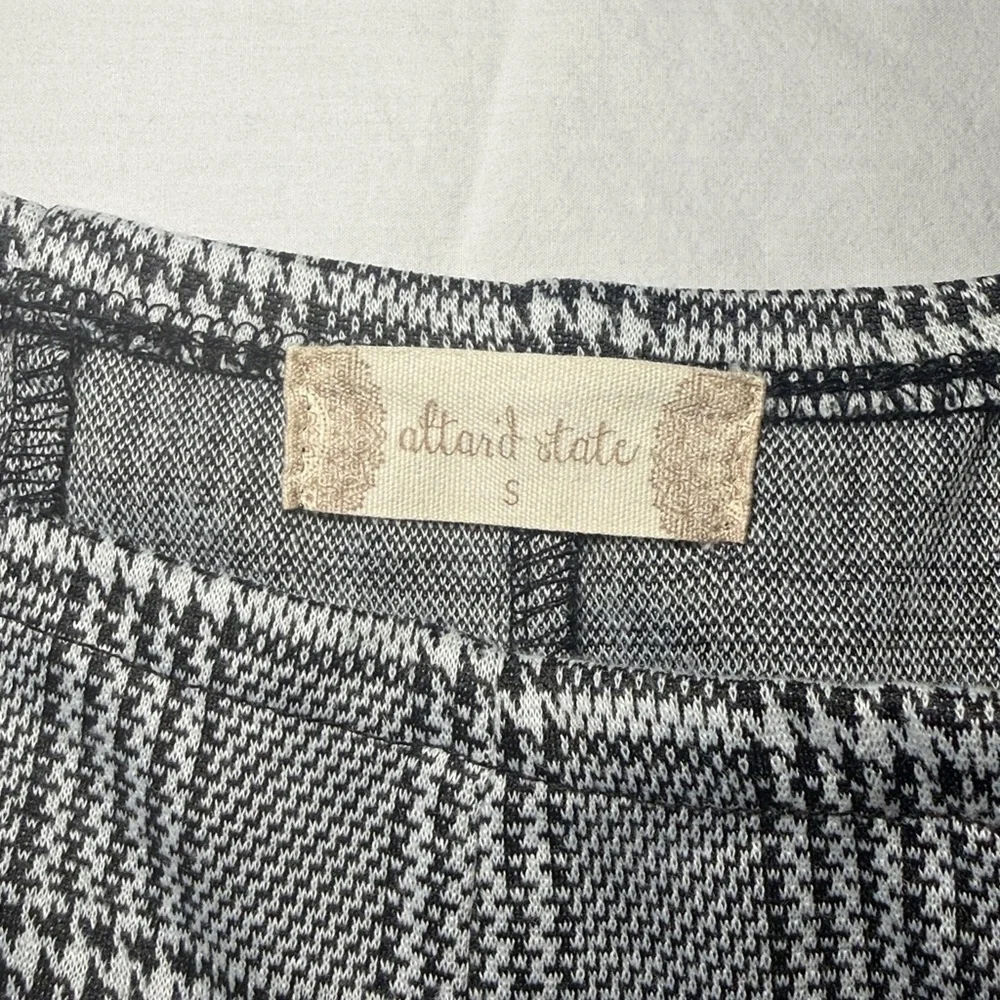 Altar’d State Pleated Mini Plaid Skirt Size Small NWOT